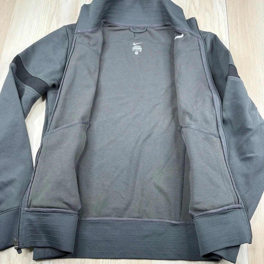 Nike Nadal 2011 US Open Vamos Rafa Ace Tennis Jacket 424981-060 Gray Mens Small